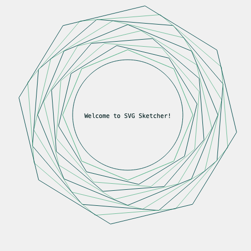 Screenshot of svg sketcher tool