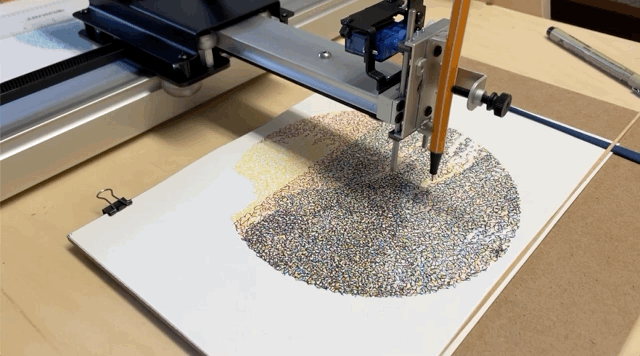Generative Art on a pen plotter